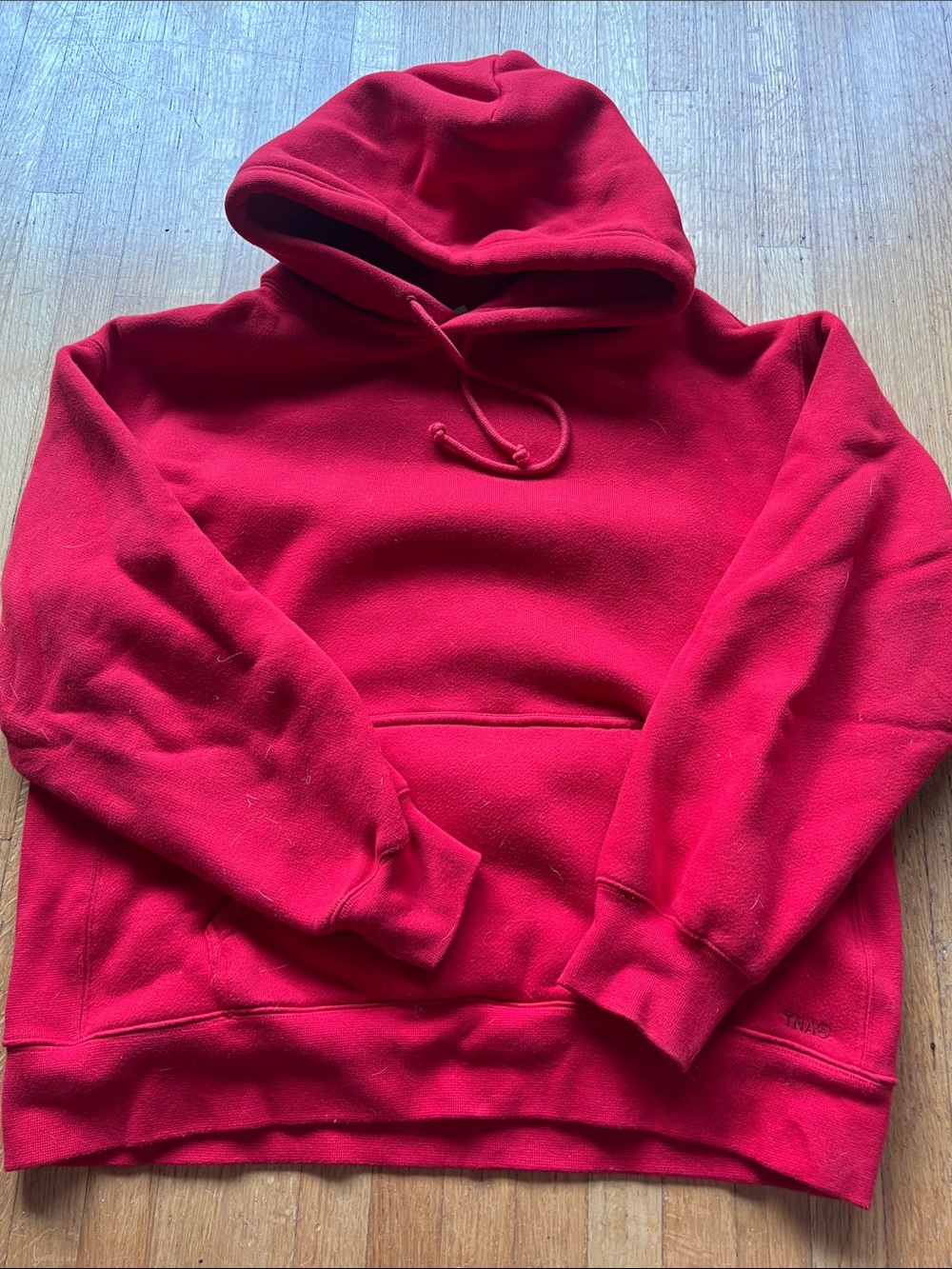 TNA Men's Bright Red Pullover Hoodie